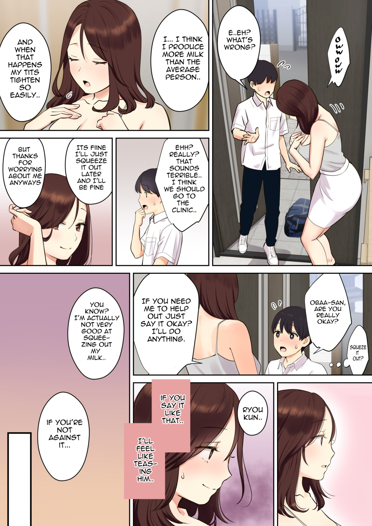 Hentai Manga Comic-A Story About a Boy Getting His Virginity Stolen by His (Girl) Friend's Mom 1-Read-18